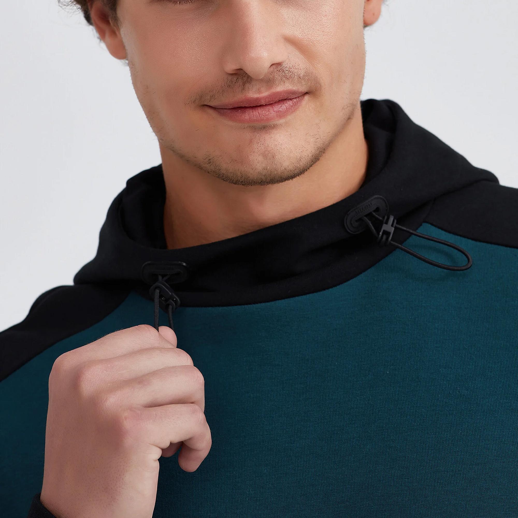 Skechers 2Xi-Lock Crew Neck Erkek Mavi Günlük Sweatshirt