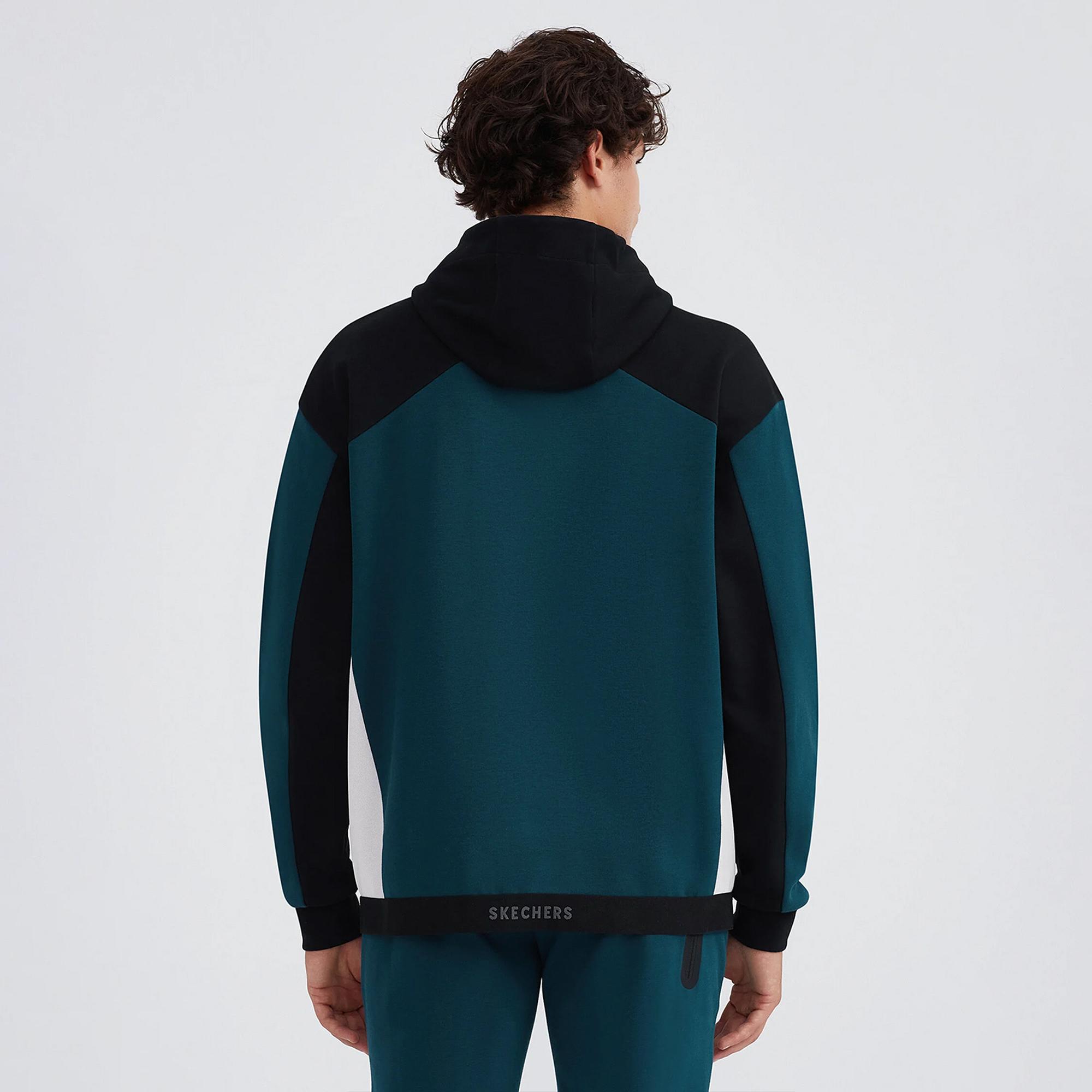 Skechers 2Xi-Lock Crew Neck Erkek Mavi Günlük Sweatshirt