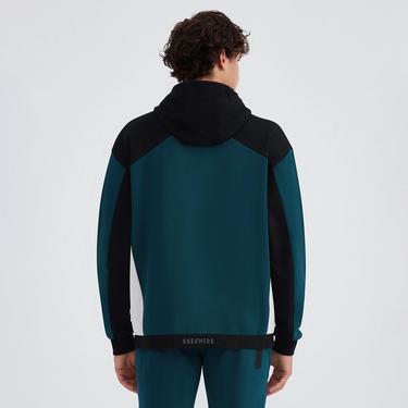  Skechers 2Xi-Lock Crew Neck Erkek Mavi Günlük Sweatshirt