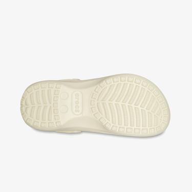  Crocs Classic Platform Lined Clog Kadın Krem Terlik