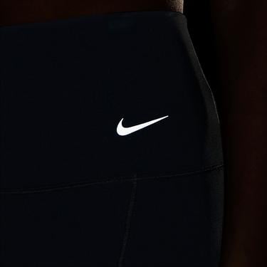  Nike Dri-Fit Zenvy High Rise 20 cm Kadın Siyah Bisiklet Şortu