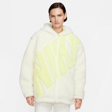  Nike Sportswear Sherpa Kadın Beyaz Mont