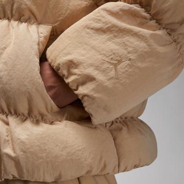  Jordan Puffer Kadın Kahverengi Mont