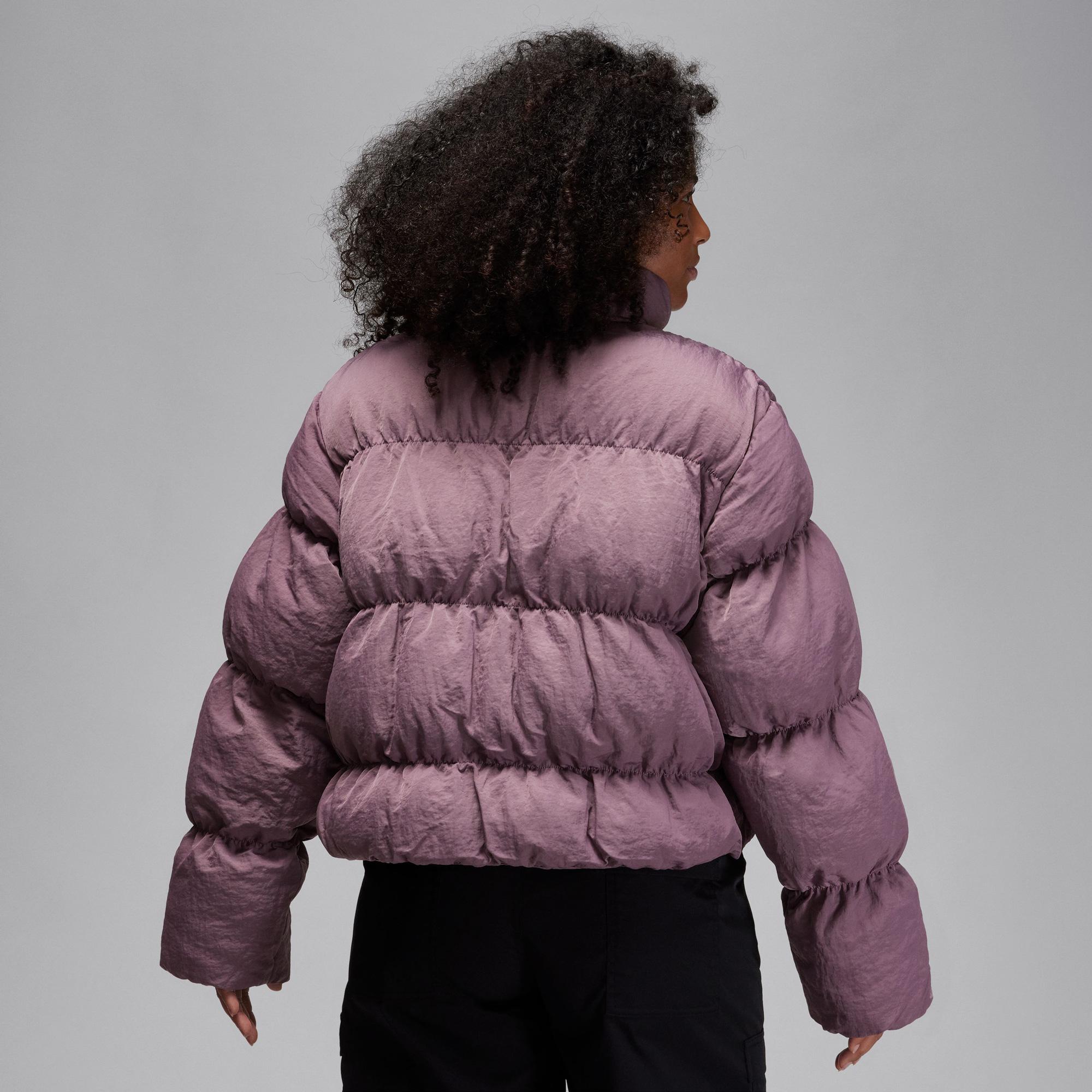 Jordan Puffer Kadın Mor Mont