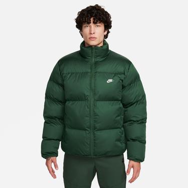  Nike Sportswear Club Puffer Erkek Yeşil Mont