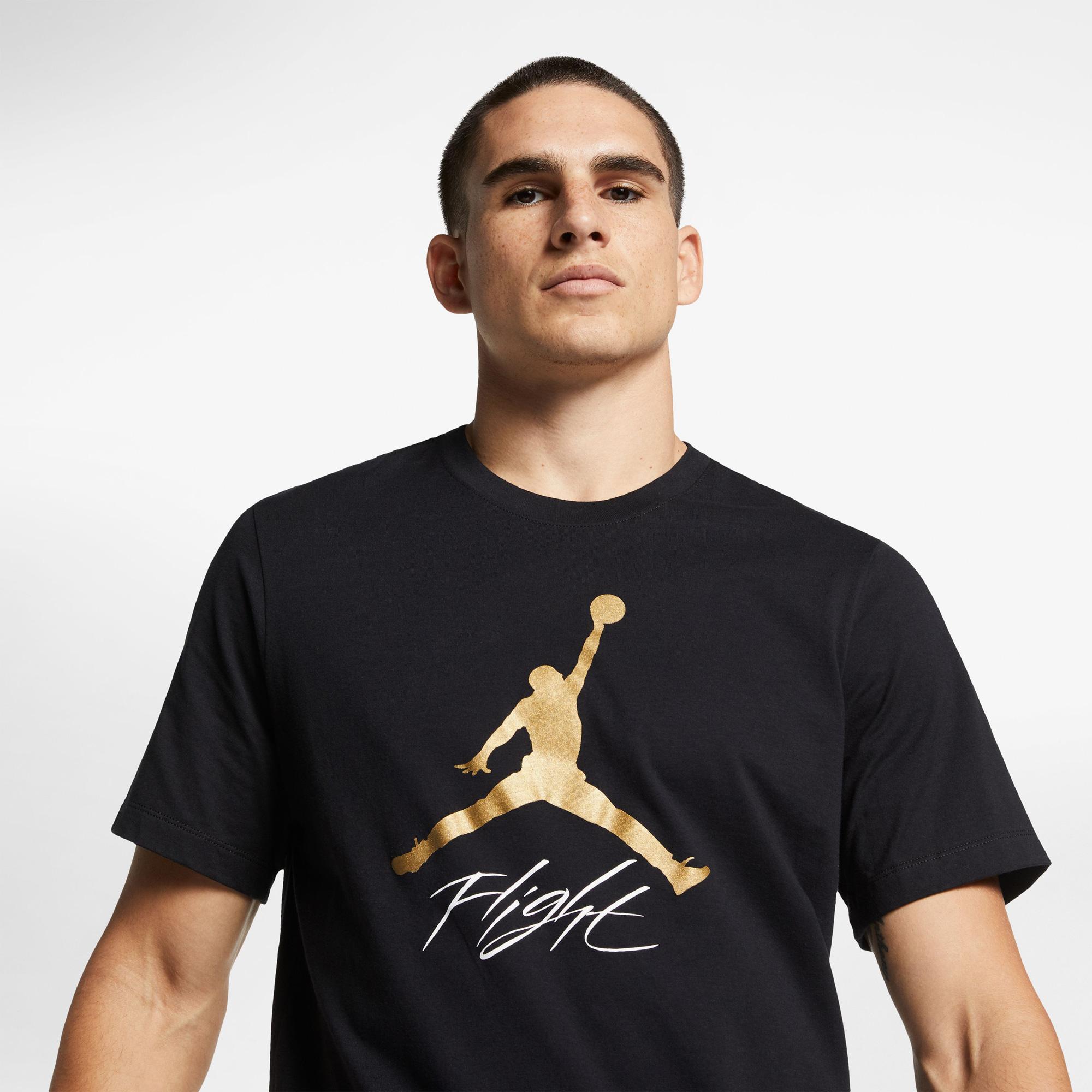 Jordan Jumpman Flight Erkek Siyah T-Shirt