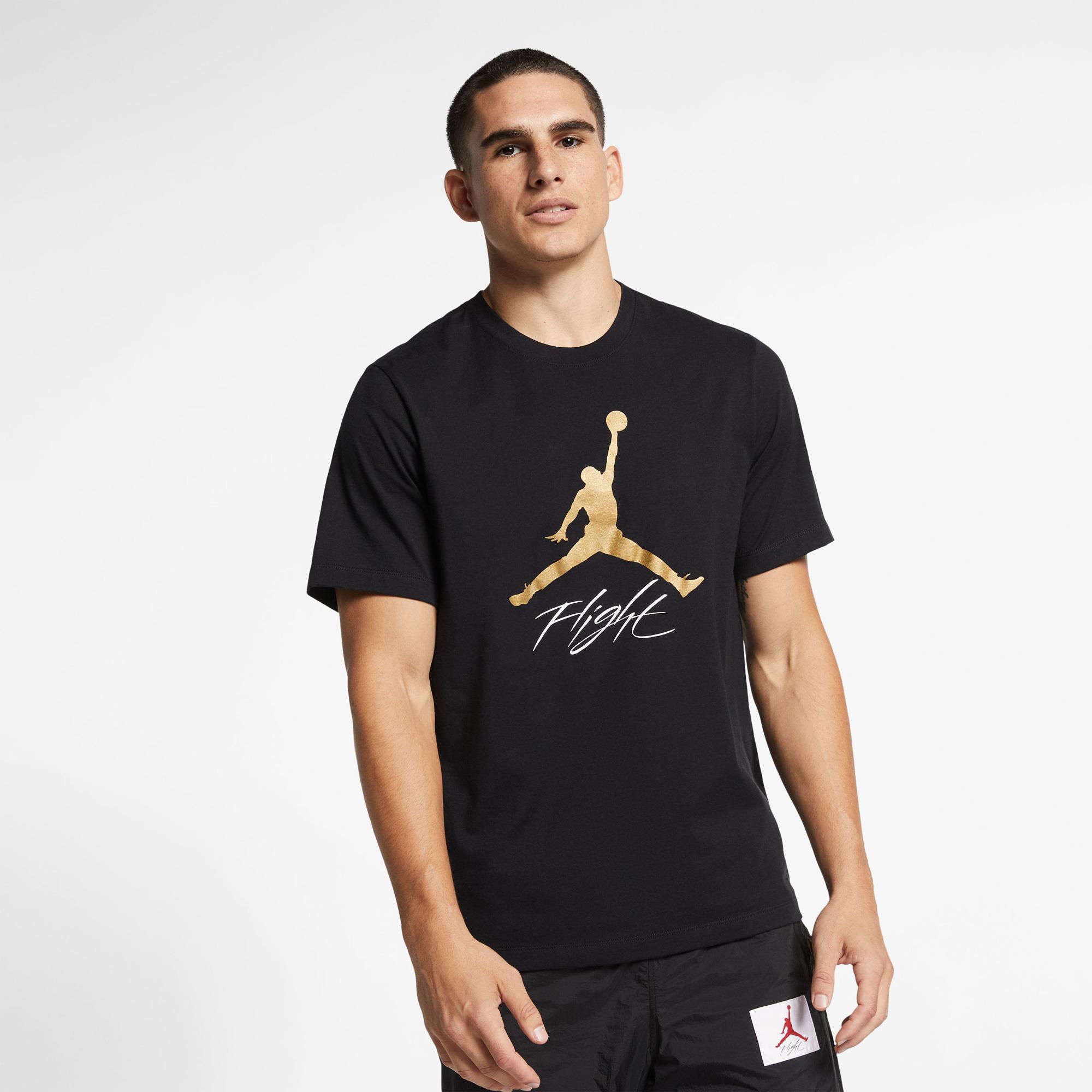 Jordan Jumpman Flight Erkek Siyah T-Shirt