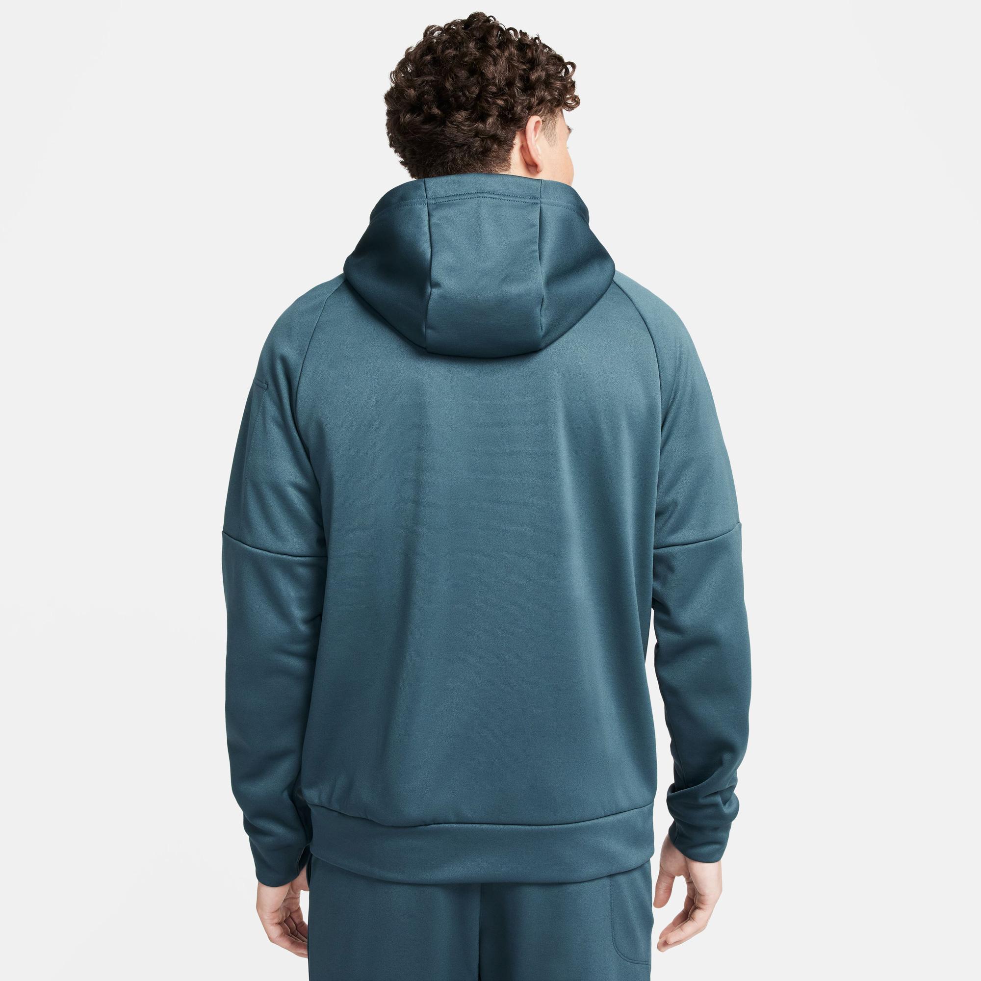 Nike Therma Full Zip Erkek Yeşil Sweatshirt