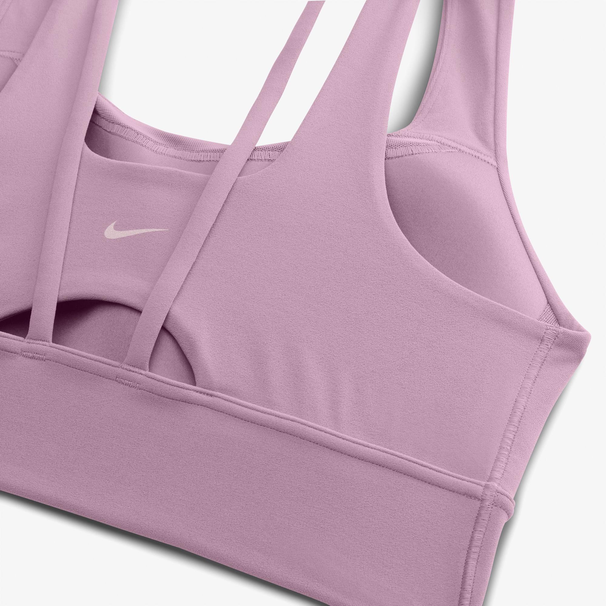 Nike Alate Ellipse Kadın Mor Bra