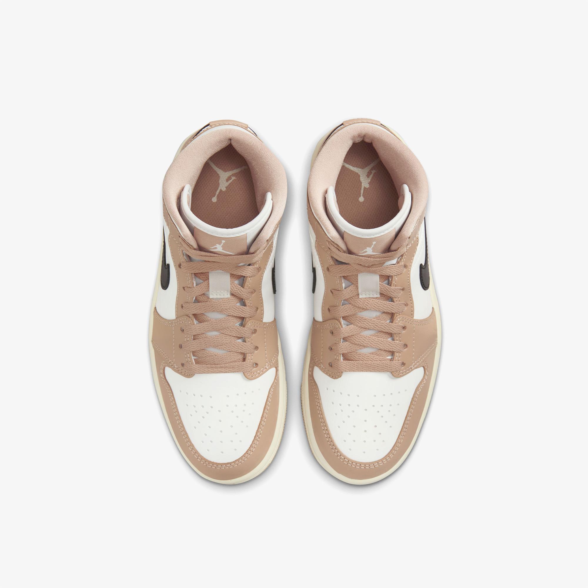 Jordan Air 1 Mid Kadın Pembe Spor Ayakkabı