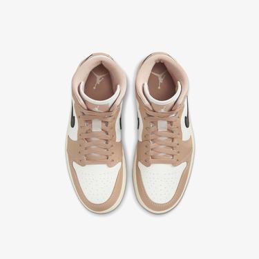  Jordan Air 1 Mid Kadın Pembe Spor Ayakkabı