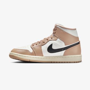  Jordan Air 1 Mid Kadın Pembe Spor Ayakkabı