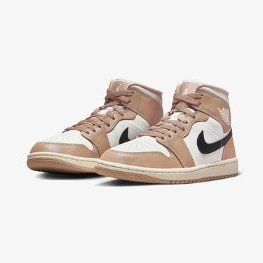  Jordan Air 1 Mid Kadın Pembe Spor Ayakkabı