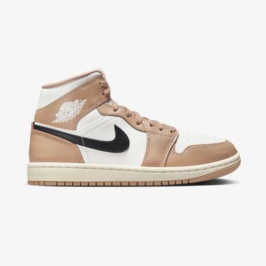  Jordan Air 1 Mid Kadın Pembe Spor Ayakkabı