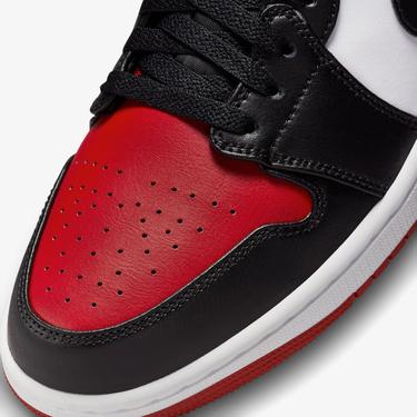  Jordan Air 1 Low Erkek Siyah - Kırmızı Spor Ayakkabı