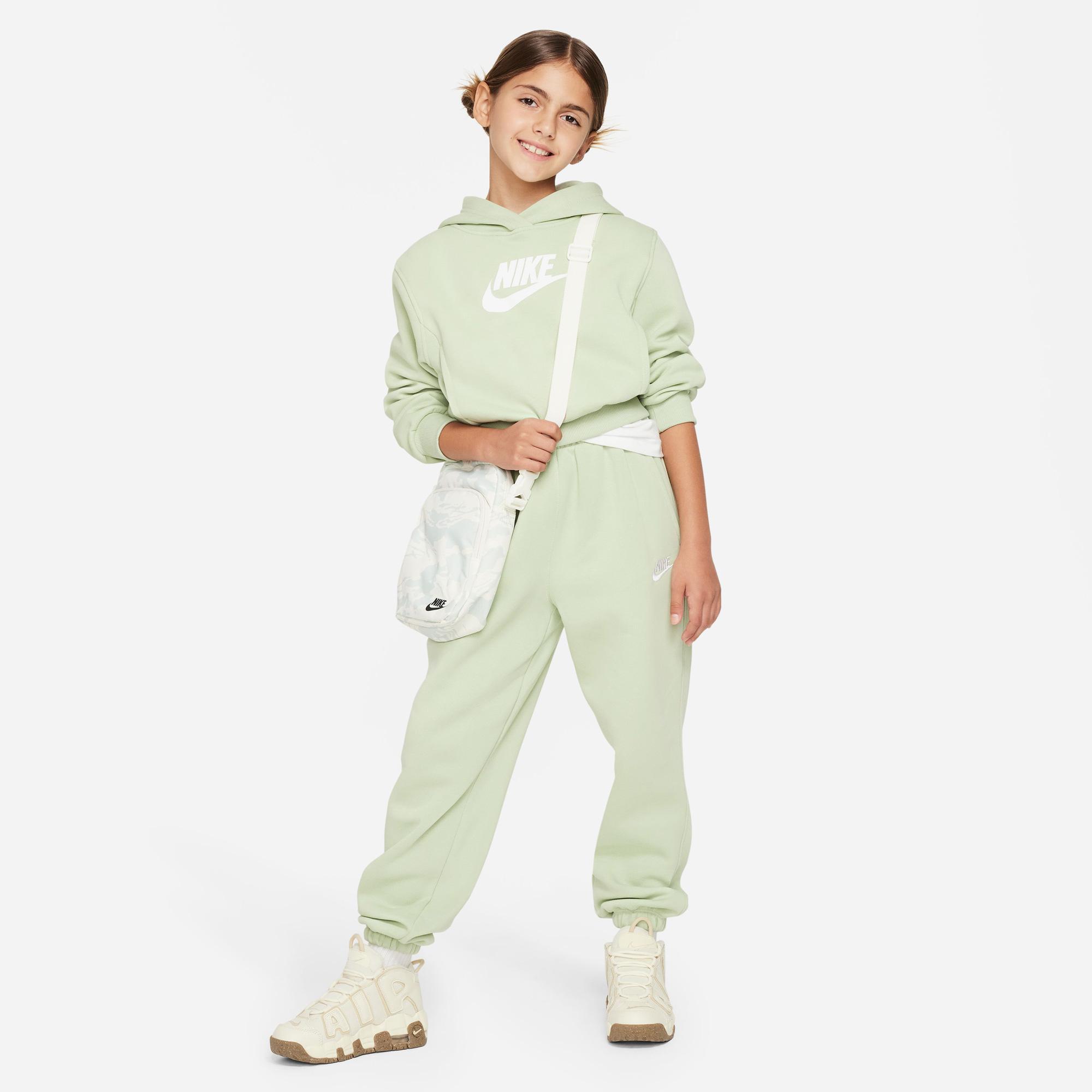 Nike Sportswear Club Fleece Crop Çocuk Yeşil Sweatshirt