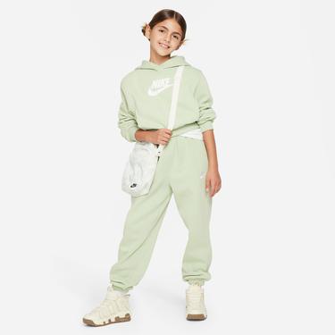  Nike Sportswear Club Fleece Crop Çocuk Yeşil Sweatshirt