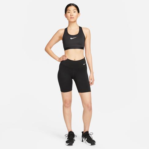  Nike Dri-Fit Swoosh High Support Kadın Siyah Bra