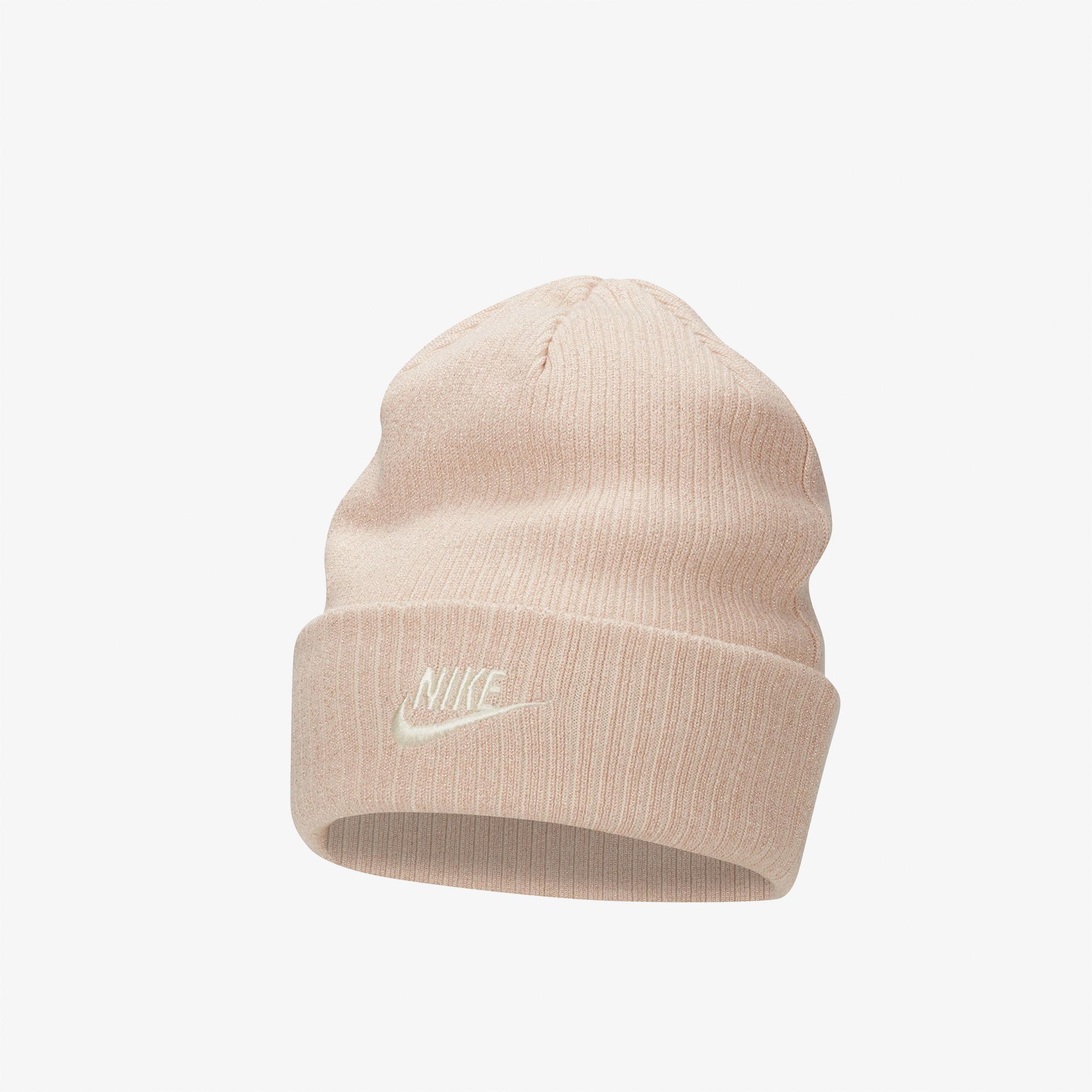 Nike Peak Beanie Metallic Unisex Bej Bere