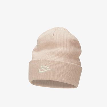  Nike Peak Beanie Metallic Unisex Bej Bere
