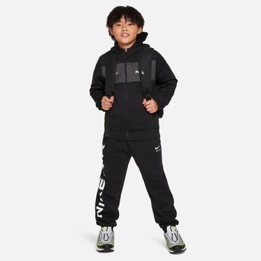  Nike Sportswear Air Hoodie Full Zip Çocuk Siyah Sweatshirt