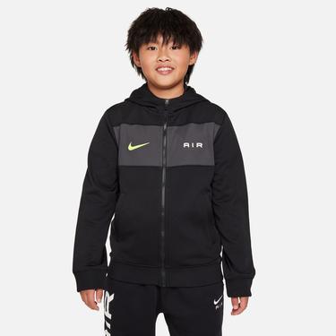  Nike Sportswear Air Hoodie Full Zip Çocuk Siyah Sweatshirt