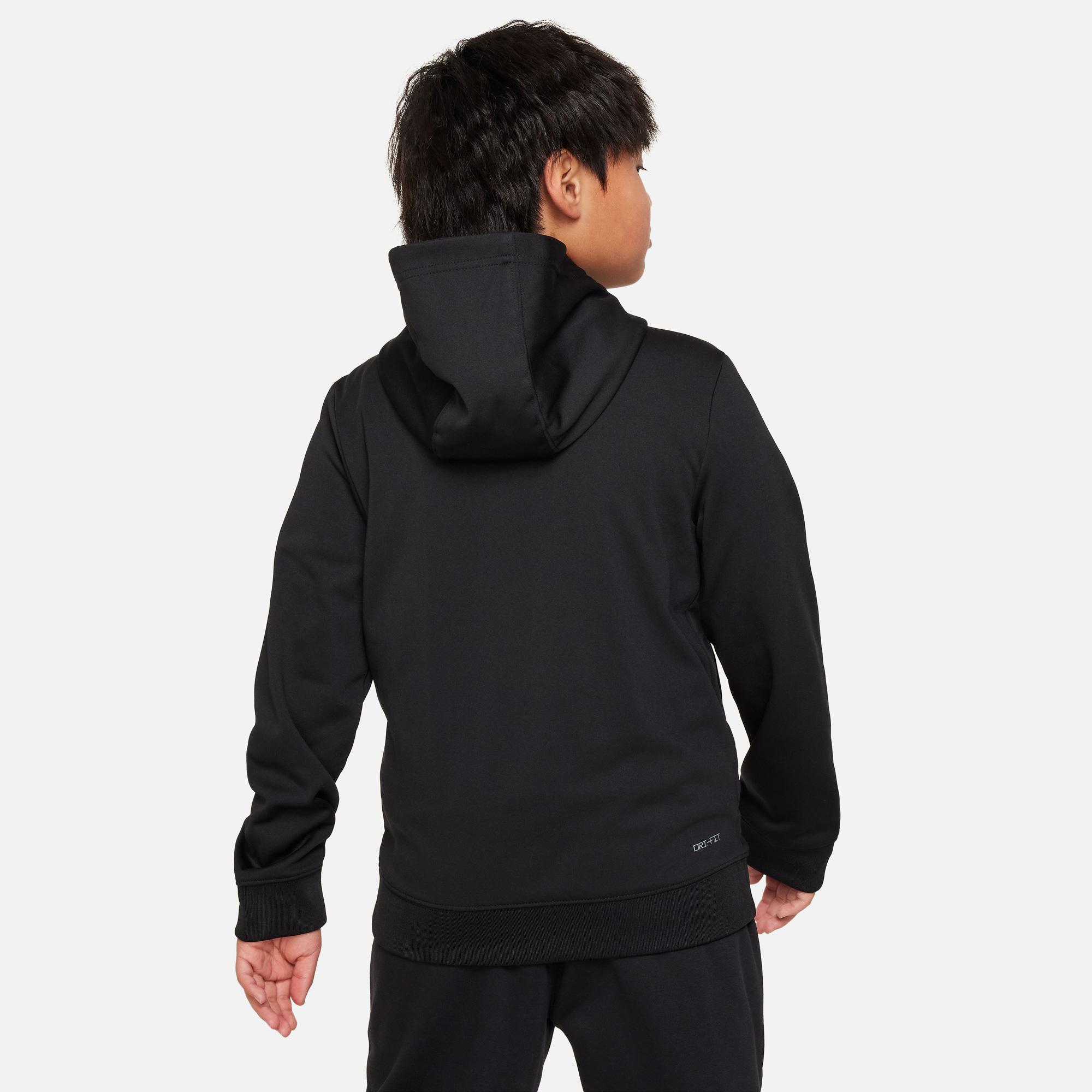 Nike Sportswear Air Hoodie Full Zip Çocuk Siyah Sweatshirt