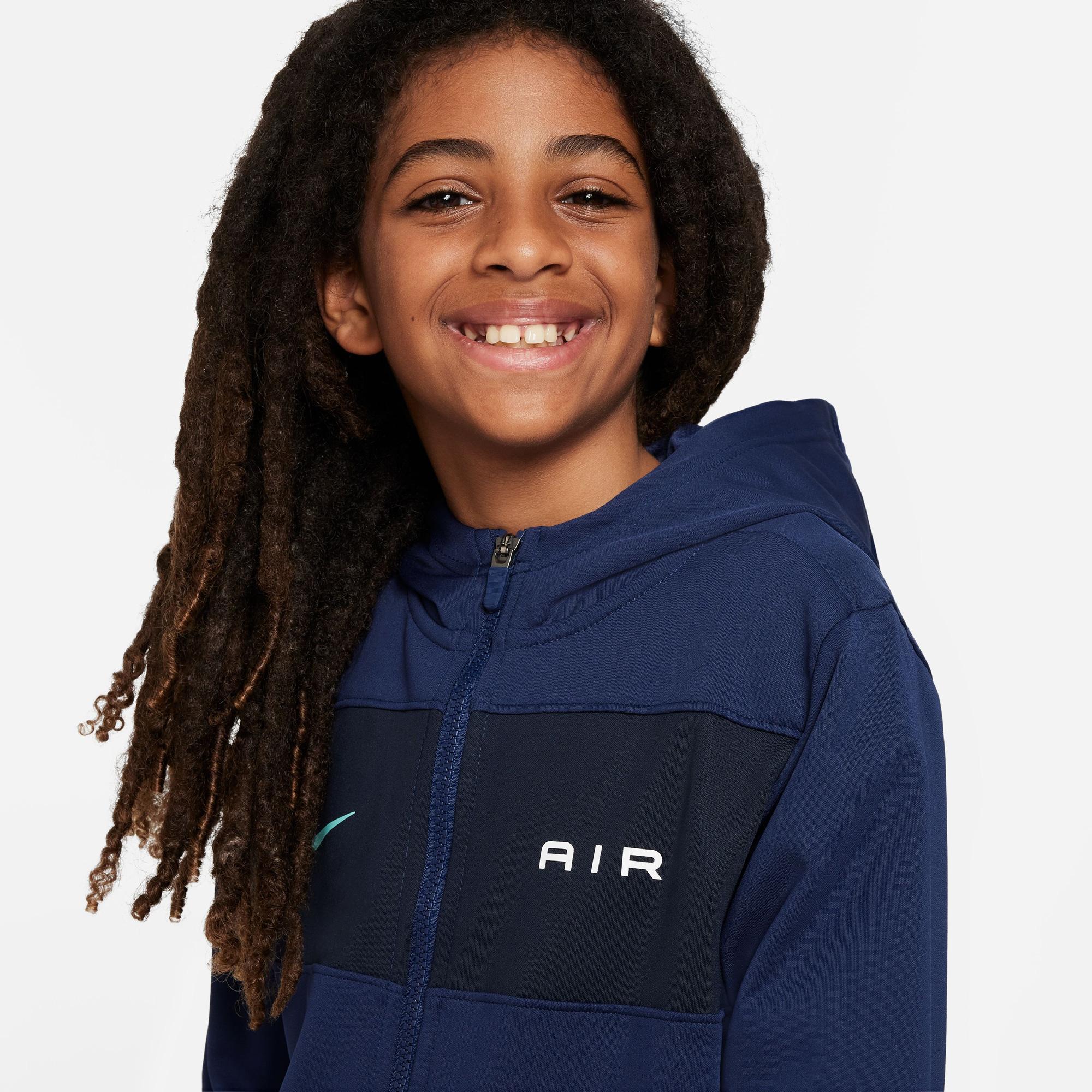 Nike Sportswear Air Hoodie Full Zip Çocuk Lacivert Sweatshirt