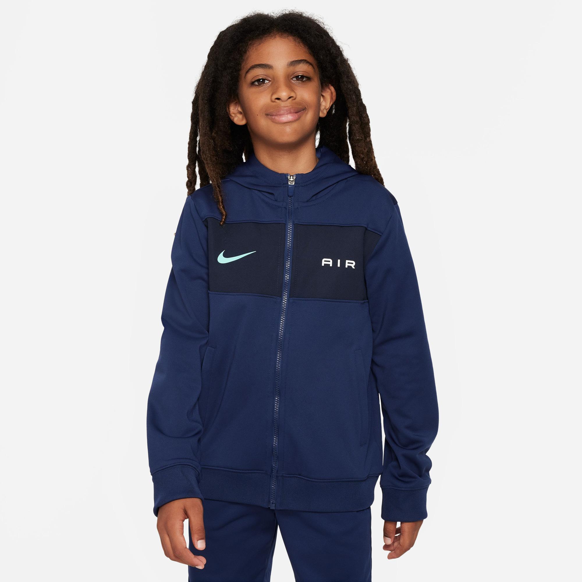 Nike Sportswear Air Hoodie Full Zip Çocuk Lacivert Sweatshirt