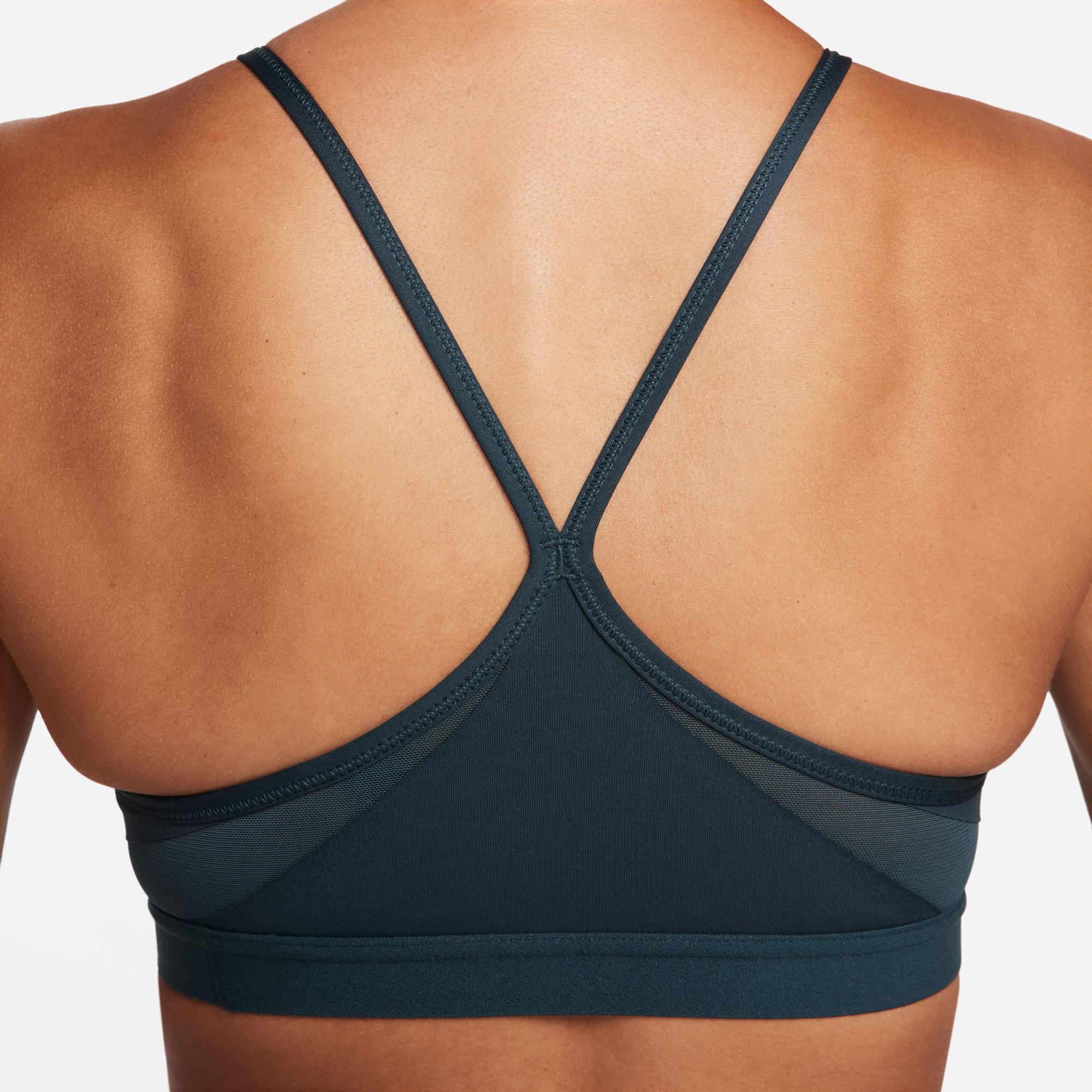 Nike Indy V-Neck Kadın Yeşil Bra