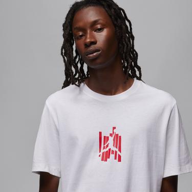  Jordan Brand Crew Erkek Beyaz T-Shirt