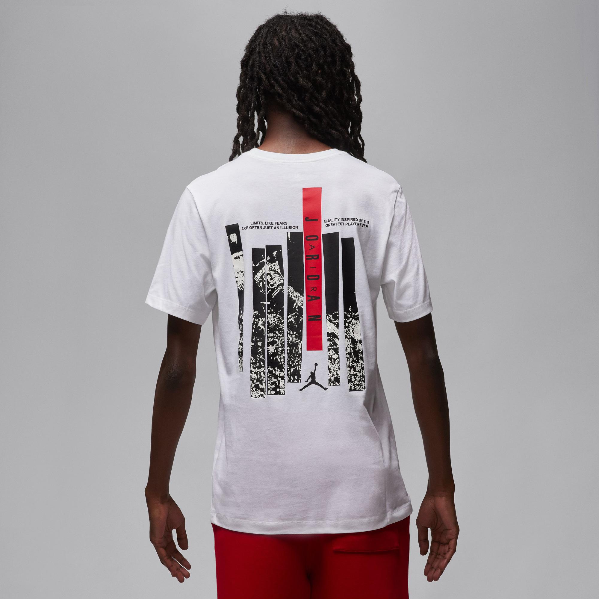 Jordan Brand Crew Erkek Beyaz T-Shirt