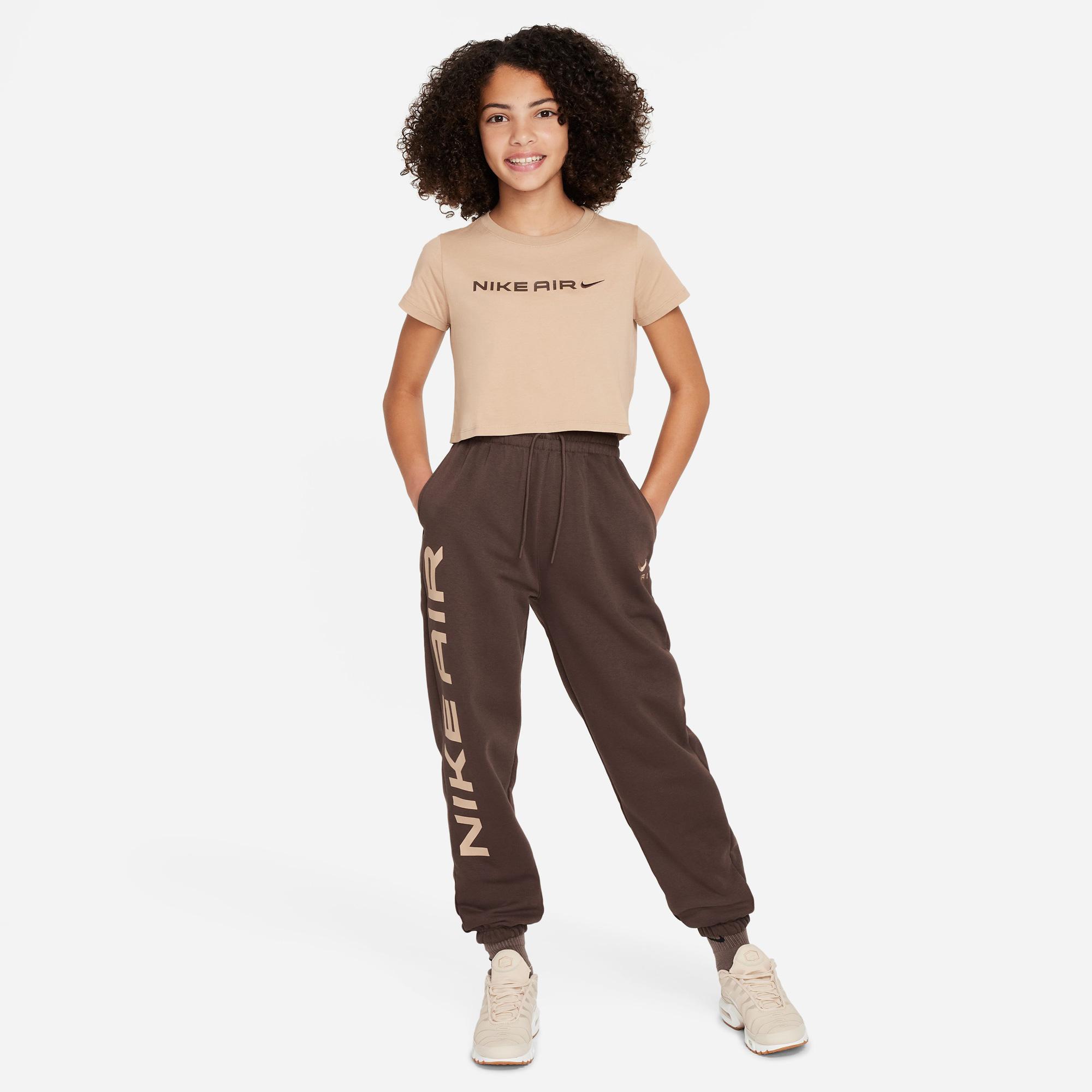 Nike Air Crop Çocuk Bej T-Shirt
