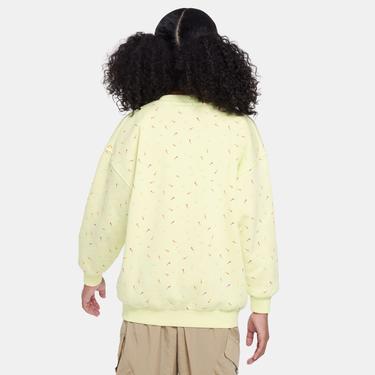  Nike Sportswear Club Fleece Oversize Çocuk Sarı Sweatshirt