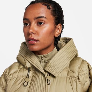  Nike Sportswear Swoosh Puffer PrimaLoft Kadın Haki Mont