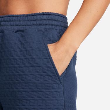  Nike Yoga Therma-FIT Adventure Fleece Kadın Lacivert Eşofman Altı