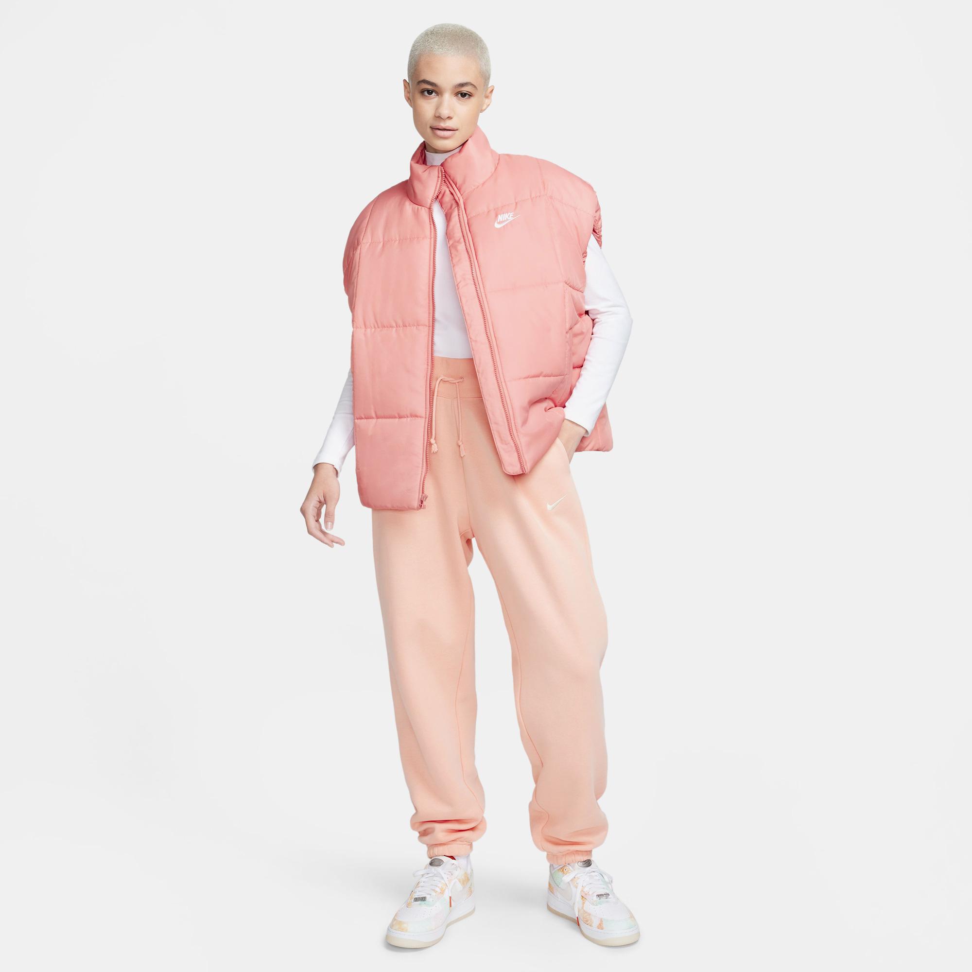 Nike Sportswear Classic Puffer Kadın Kırmızı Yelek