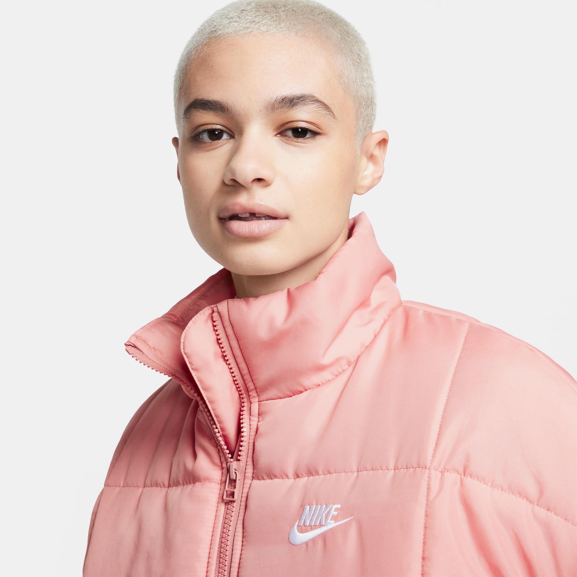 Nike Sportswear Classic Puffer Kadın Kırmızı Yelek