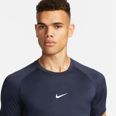  Nike Pro Dri-FIT Erkek Mavi T-Shirt