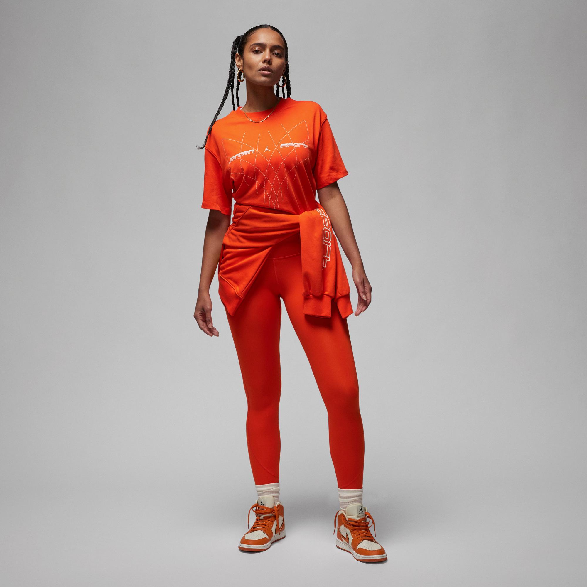 Jordan Sport Kadın Turuncu Tayt