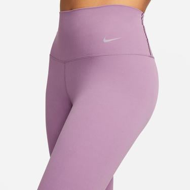  Nike Dri-FIT Zenvy High Rise 7/8 Kadın Mor Tayt