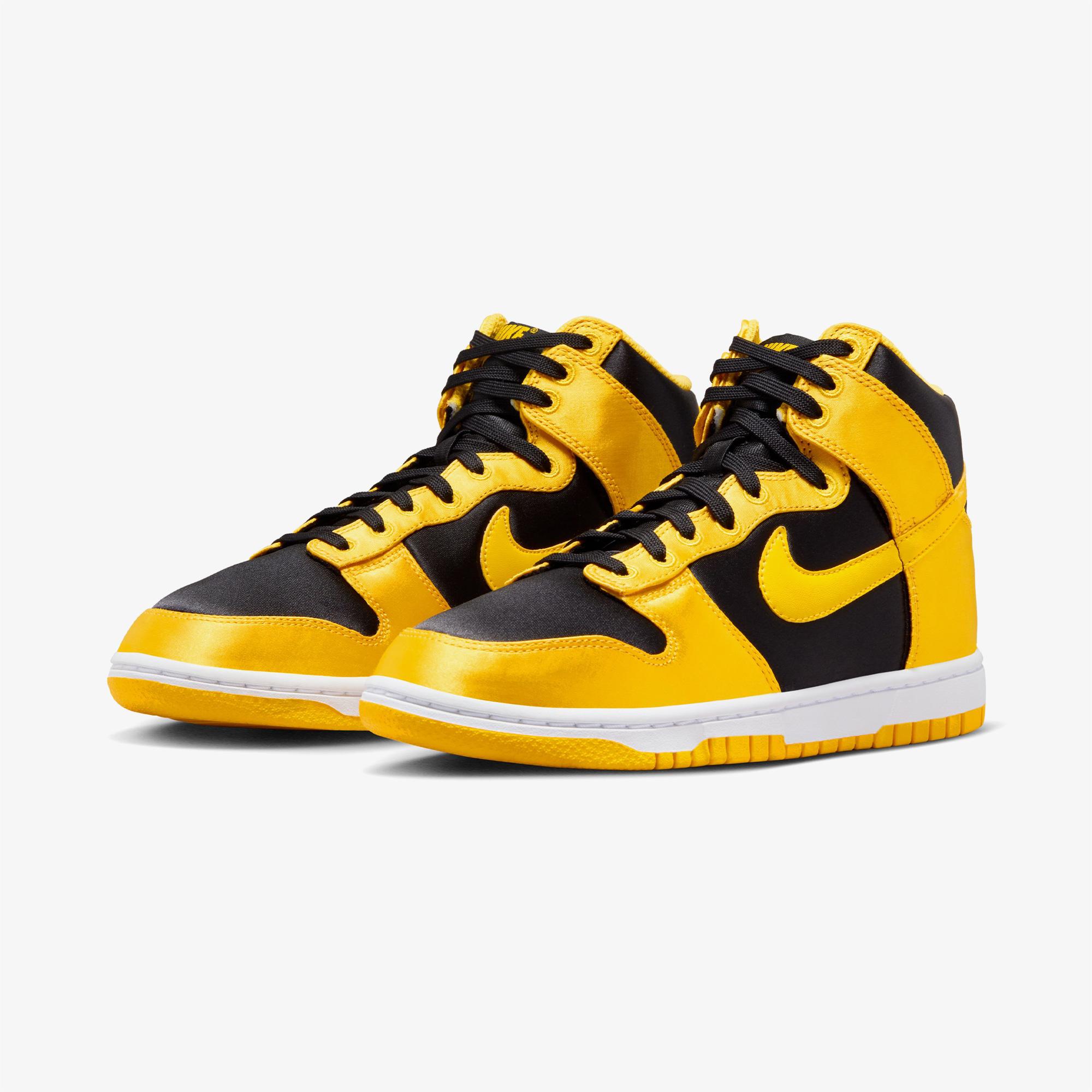 Nike Dunk High Sarı - Siyah Spor Ayakkabı