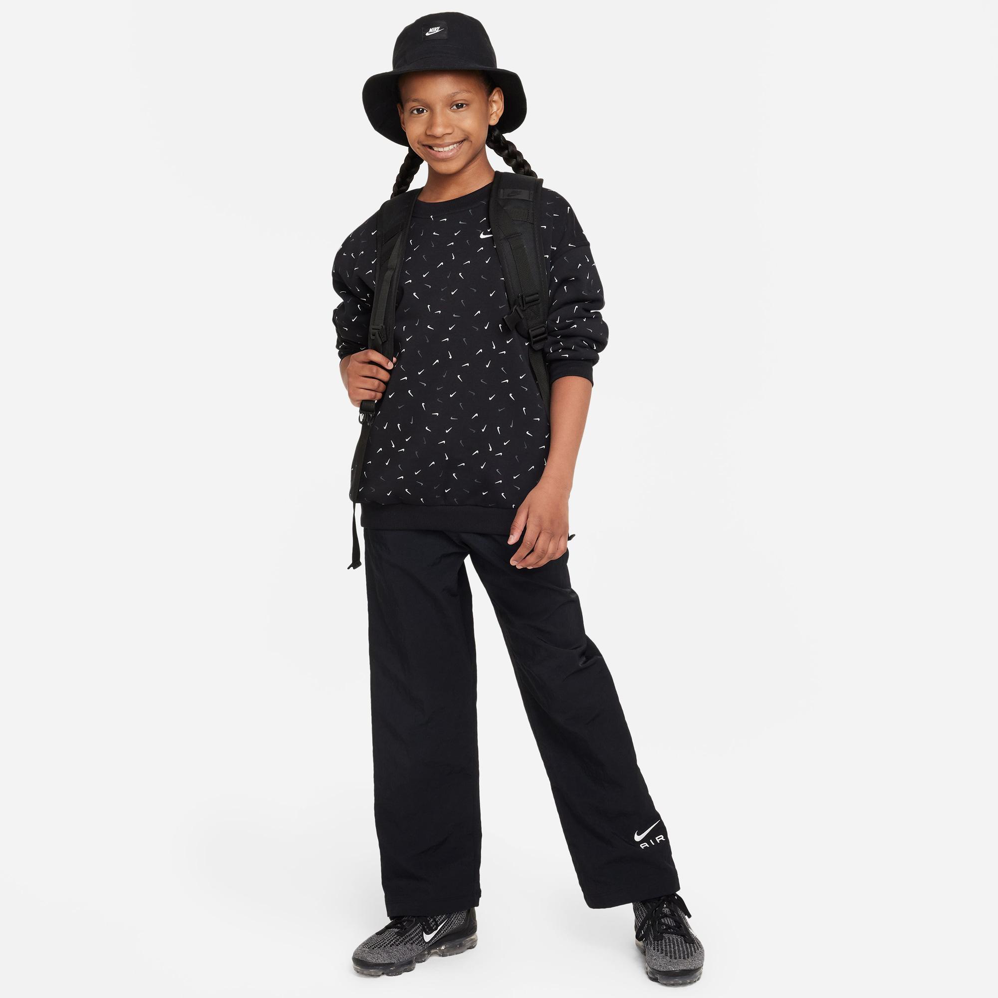 Nike Sportswear Club Fleece Oversize Çocuk Siyah Sweatshirt