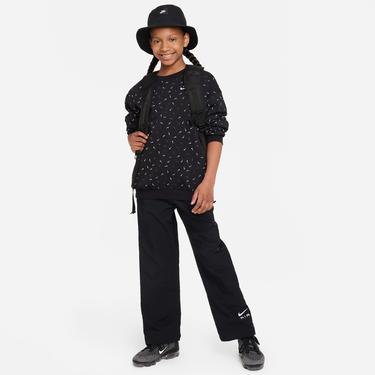  Nike Sportswear Club Fleece Oversize Çocuk Siyah Sweatshirt