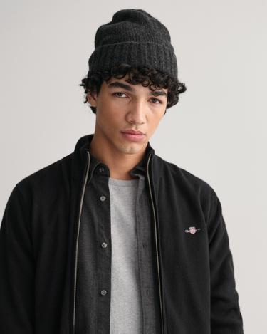  GANT Erkek Siyah Regular Fit  Yün Hırka