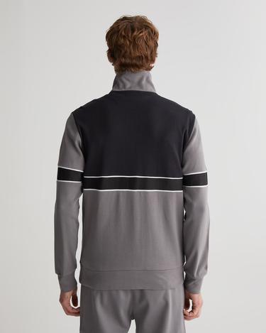  GANT Erkek Gri Regular Fit Fermuarlı Sweatshirt