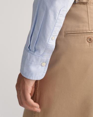  GANT Erkek Mavi Regular Fit Düğmeli Yaka Oxford Gömlek