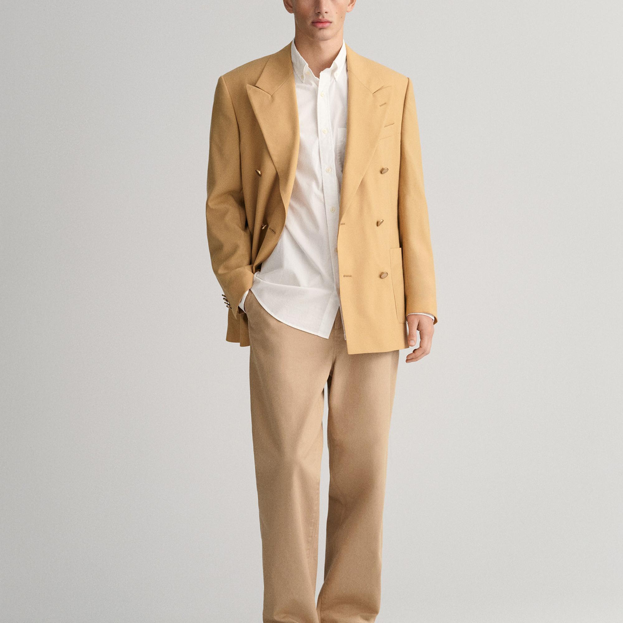 GANT Erkek Beyaz Regular Fit Gömlek