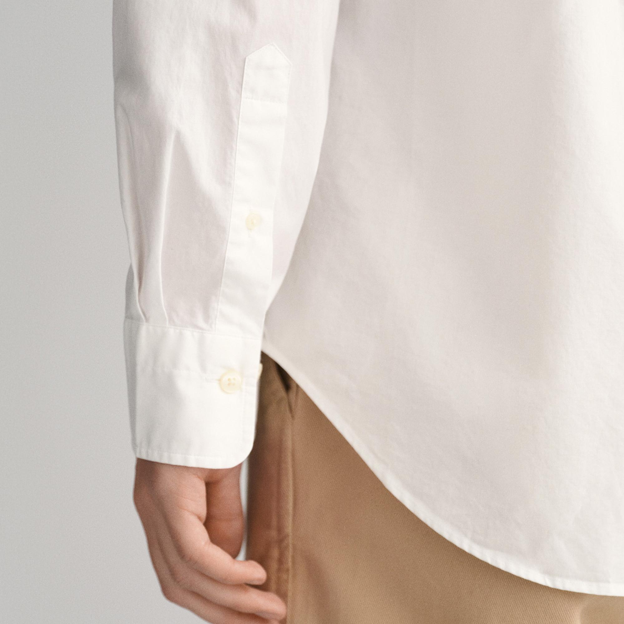 GANT Erkek Beyaz Regular Fit Gömlek