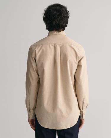  GANT Erkek Kahverengi Regular Fit Düğmeli Yaka Oxford Gömlek